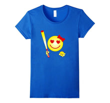 Cute Emoticon Softball Player T Shirt Girls Teens Funny Tee