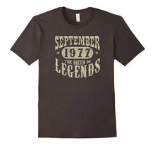 40 Years 40th Birthday September 1977 Birth of Legend TShirt