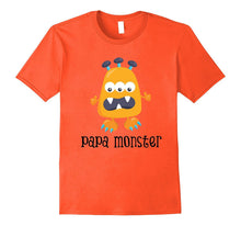 Mens Papa Monster | Halloween for Dad | Matching Family Tees Aval