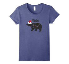 Christmas Pajamas T-Shirt Matching Mama Bear Santa Hat Light