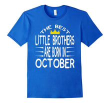 Birthday Tshirt for Little Brothers Born in October