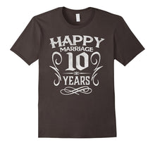 10th Wedding Anniversary 10 Years Happy Marriage Gift Shirt