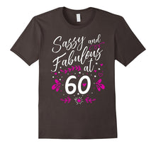 60th Birthday Gift T-Shirt Sassy & Fabulous 60 Year Old Tee