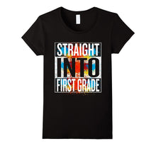Straight Into First Grade T-Shirt Back to School Tee