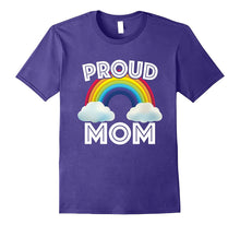 Proud Mom of LGBT Gay Ally Community Rainbow T Shirt