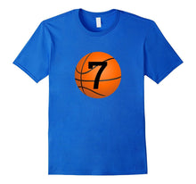 "#7 Basketball Birthday T Shirt