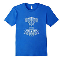 Mjolnir - Thors Hammer Tattoo Style T-Shirt