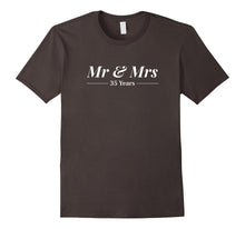 35th Wedding Anniversary Tshirt Cute Couples Men Womens Gift