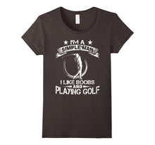I'm a Simple Man I Like Boobs and Playing Golf Funny T-Shirt