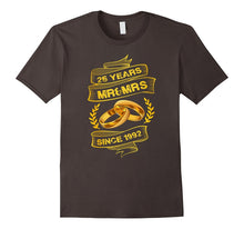 25th Wedding Anniversary Tshirt MR&MRS Gifts for Couples