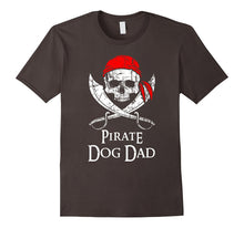 Pirate Dog Dad Family Jolly Roger Skull T-Shirt
