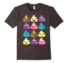 I Love Poop Rainbow Shirt Funny Poop Emoji Shirts Gifts