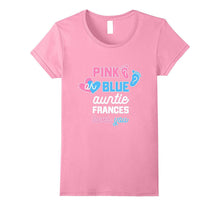 Aunt Frances Baby Shower Reveal Shirts Gender Reveal Tshirt