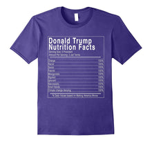 Anti Donald Trump Nutrition Facts Make America Worse Tshirt
