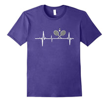 Tennis Heartbeat Tee Shirts - Tennis Shirts