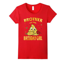 Brother of the Birthday Girl Lovely Emoji T-Shirt Funny Tee
