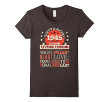 Legends Vintage Made in 1945 72nd Birthday Gift 72 Years Old