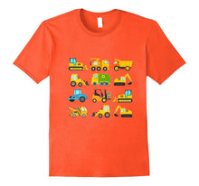Boys' Trucks and Diggers Short Sleeved T-Shirt for Toddlers