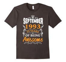 24th Birthday Awesome September 1993 T-Shirt, Birthday Gift
