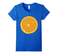 Giant Orange Slice Fruit T-Shirt Fun Foodie Vegan Summer Tee