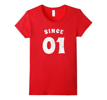 16th Wedding Anniversary T-Shirt Funny for Married in 2001