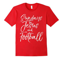 Sundays Are for Jesus and Football Vintage Christian Shirt