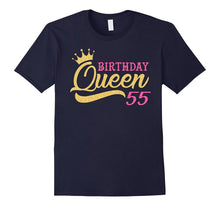 Cute Birthday Queen 55th Birthday T-Shirts Gold Tiara Crown