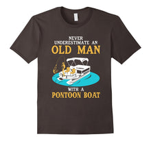 Men's Never Underestimate an Old Man With a Pontoon Boat T-Shirt