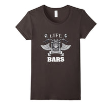 Biker Life Behind Bars - Vintage Motorcycle T Shirt
