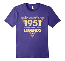 November 1951 the Birth of Legends , 66 Years Old T-Shirt