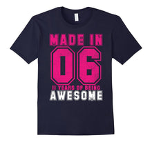 11th Birthday Gift T-Shirt Made in 06 Tee 11 Yrs Old Gift