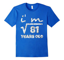 Square Root of 81: 9th Birthday 9 Years Old T-Shirt