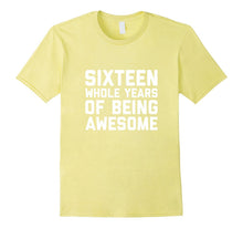16th Birthday Shirt Gift Age 16 Year Old Boy Girl Tshirt Tee