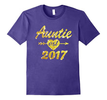 Auntie Shirt Promoted to Auntie Est 2017 Shirt