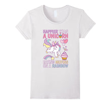 Happier Than a Unicorn Eating Muffins on a Rainbow Kid Shirt