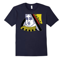 Queen of Hearts Tshirt Face Cards Playing Cards Clothing