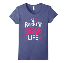 Rockin the Auntie Life Shirt Cool Tee for Aunt Mothers