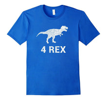 4th Birthday Gift Funny T Rex Dinosaur Shirt 4 Year Old