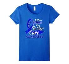 I Wear Blue for Foster Care Awareness T-Shirt