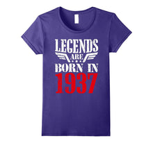 Legends Are Born in 1937 Birthday Gift for 80 Yrs Years Old
