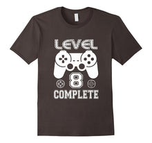 Level 8 Complete Video Gamer Geek Boys 8th Birthday T-Shirt