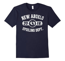 Mens New Abuelo 2018 Shirt: Spoiling Dept. Baby Expecting Gift