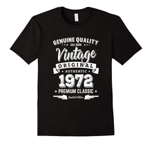 1972 Vintage Birthday Present T-Shirt - 45th Birthday Gifts