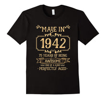 Awesome T-Shirt for 75 Years Old. Birthday Gift for Him/Her.