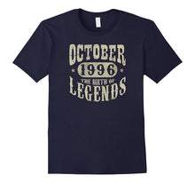 21 Years 21st Birthday October 1996 Birth of Legend T-Shirt