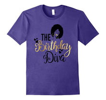 Black Girl Magic Birthday Diva Shirt Gold Party Gift