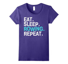 Rowing T-Shirt a Row US Sport Men Women Crew Team Machine