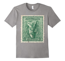 Koala Bear Stamp T-Shirt I Love Animals Australia Wild Life