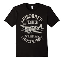 Classic Warhawk P40 Aircraft Troop Fighter Planes T Shirt