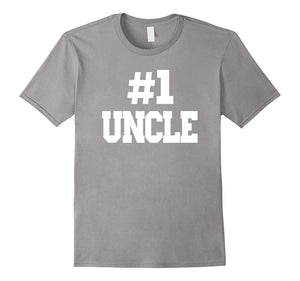 #1 Uncle T-Shirt. Number One Uncle T-Shirt